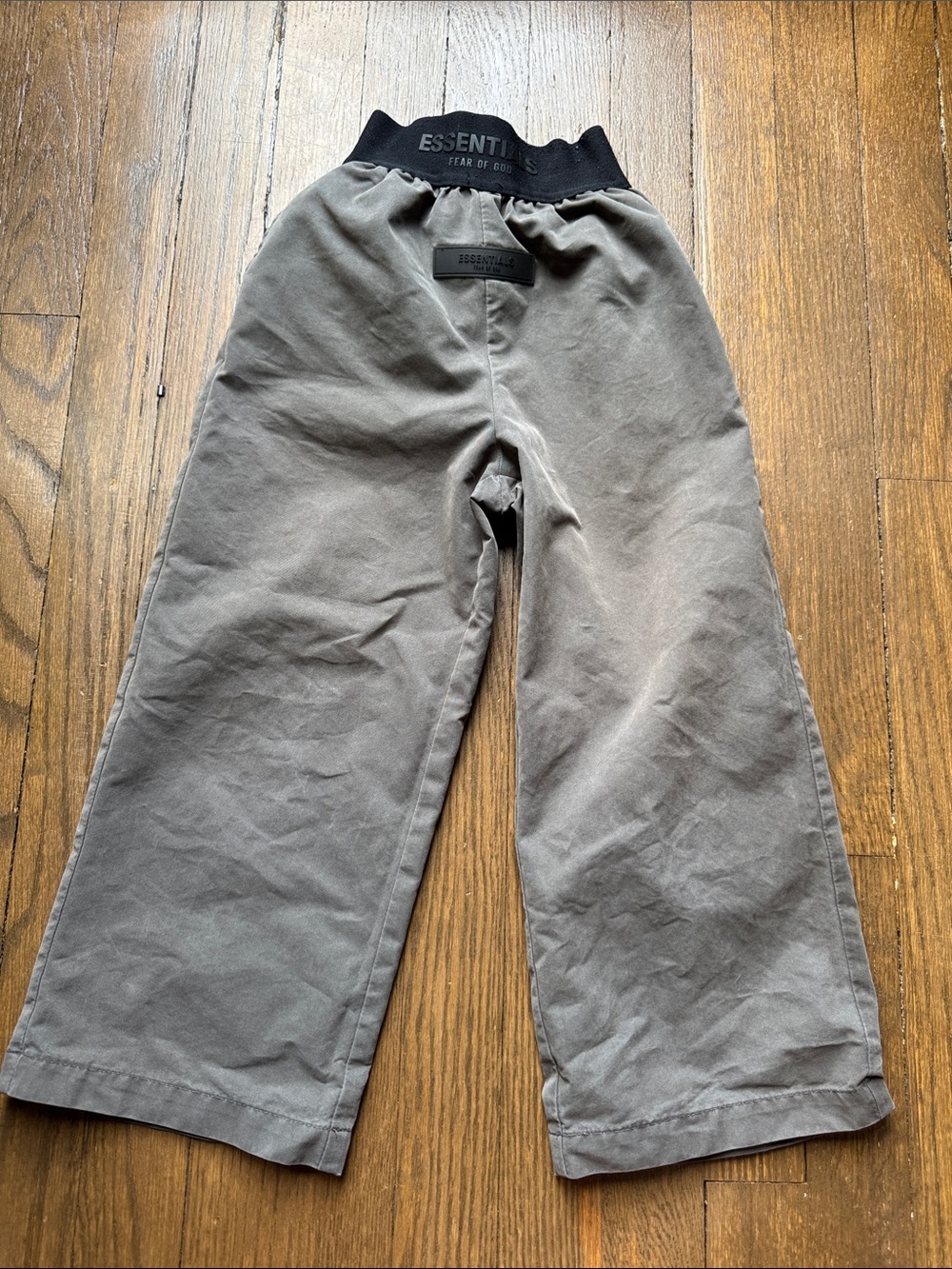 ESSENTIALS Kids Gray Wide-Leg Bottoms